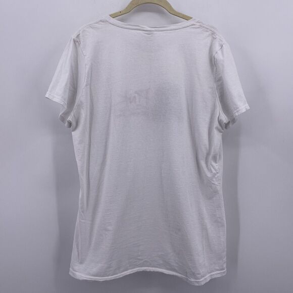 Fruit of the Loom Sz XXL PINK Beautiful Trauma 2018 World Tour White T Shirt - Picture 8 of 8